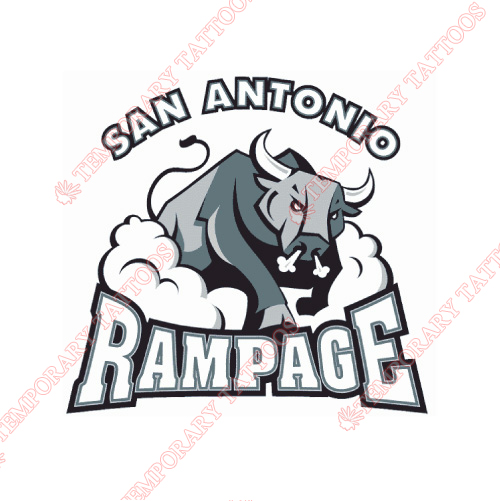 San Antonio Rampage Customize Temporary Tattoos Stickers NO.9132